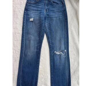 Madewell Women's Blue and Navy Jeans